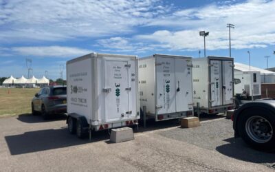 Refrigerated Trailers at Chelmsford City Racecourse
