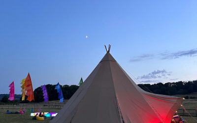 Birthday Celebrations with 3 Diamond Fridge & Tipi Hire